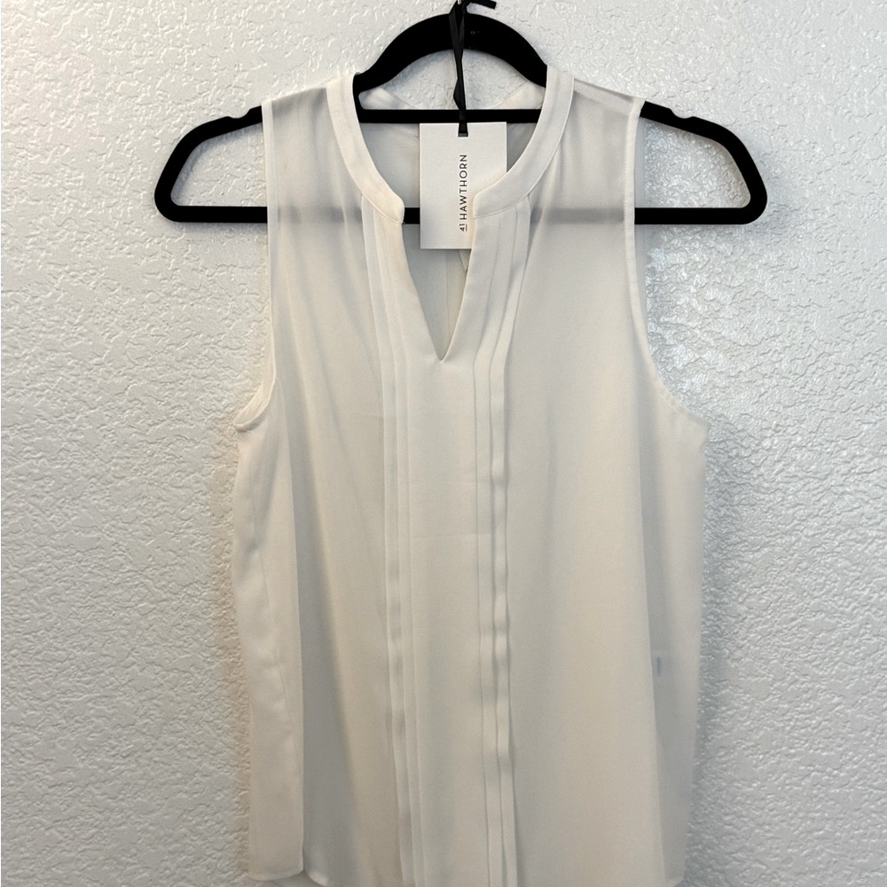 41 Hawthorn White Cream Blouse